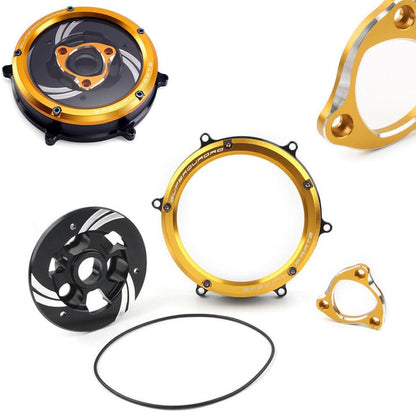 ya 23 10.7 baidi Racing-grade transparent clutch protector and spring retainer for Ducati 1199, 1299, and 959 Panigale V2-