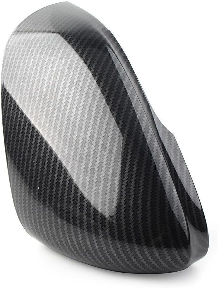 ya 4 8.14 1Pcs Carbon Fiber Left Side View Mirror Cover Cap for Jaguar XF XFR XFR-S XJ XE