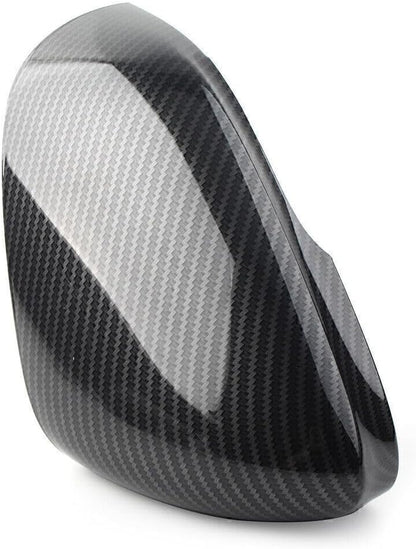 ya 4 8.14 1Pcs Carbon Fiber Left Side View Mirror Cover Cap for Jaguar XF XFR XFR-S XJ XE