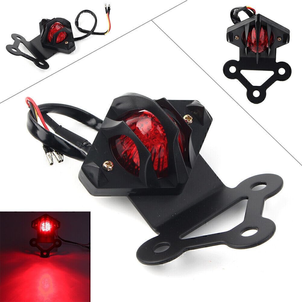 ya 10 9.16 zhengce Motorcycle Rear Tail Brake Light Fit Harley Chopper Bobber Cafe Racer