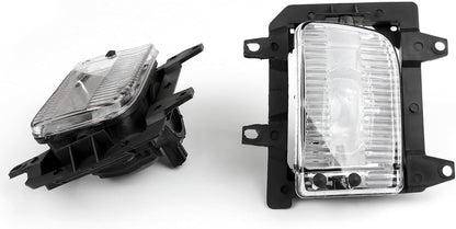 ya 10 9.16 zhengce Sedan Front Bumper Clear Plastic Lens Fog Lights For 85-93 E30 3- .A1