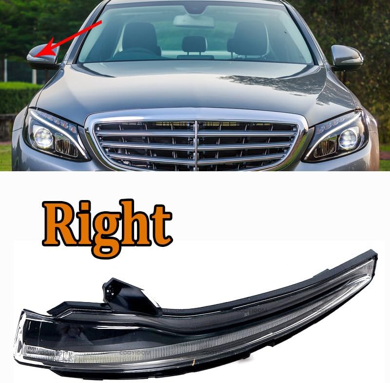 ya 6 8.24 baidi Right Rear Mirror Turn Signal Indicator Lamp for Mercedes-benz W205 W213 W222