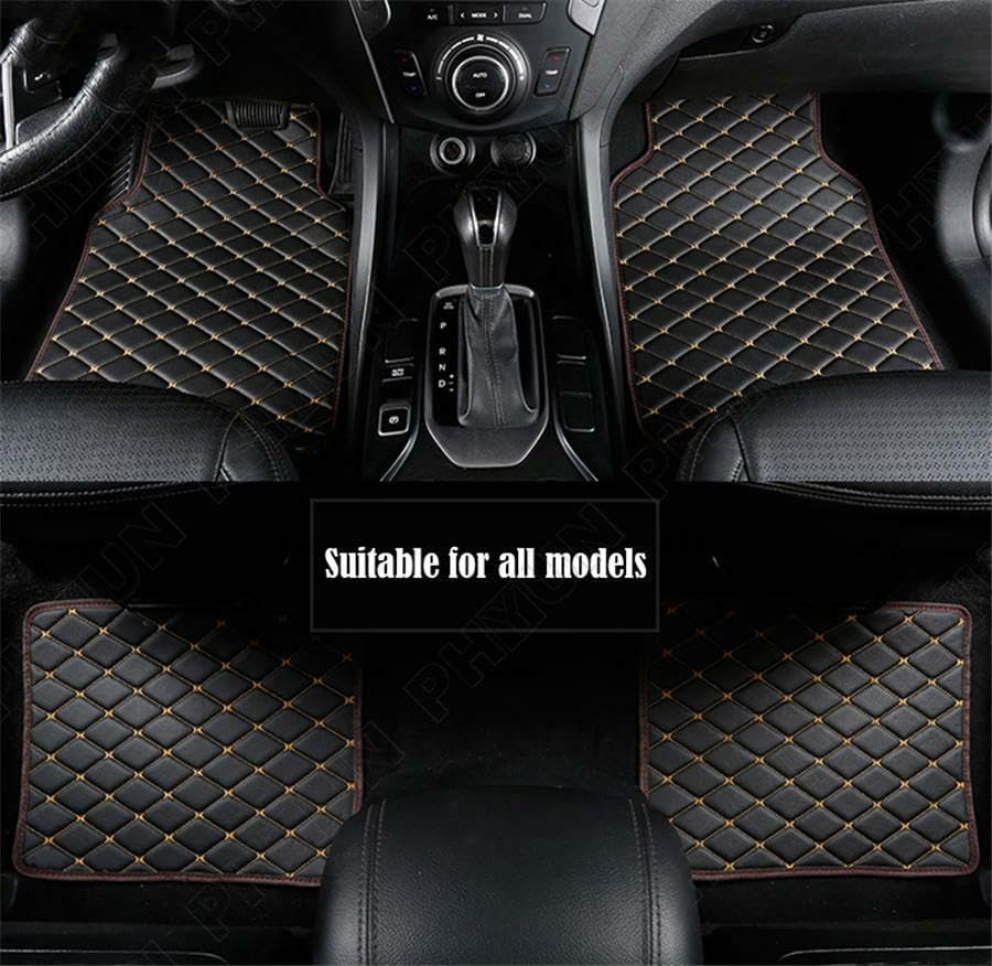 ya 7 8.24 baidi Universal 5Sits Car Styling Car Carpet Floor Mats Protector Waterproof Dustproof