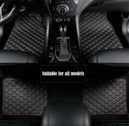 ya 7 8.24 baidi Universal 5Sits Car Styling Car Carpet Floor Mats Protector Waterproof Dustproof