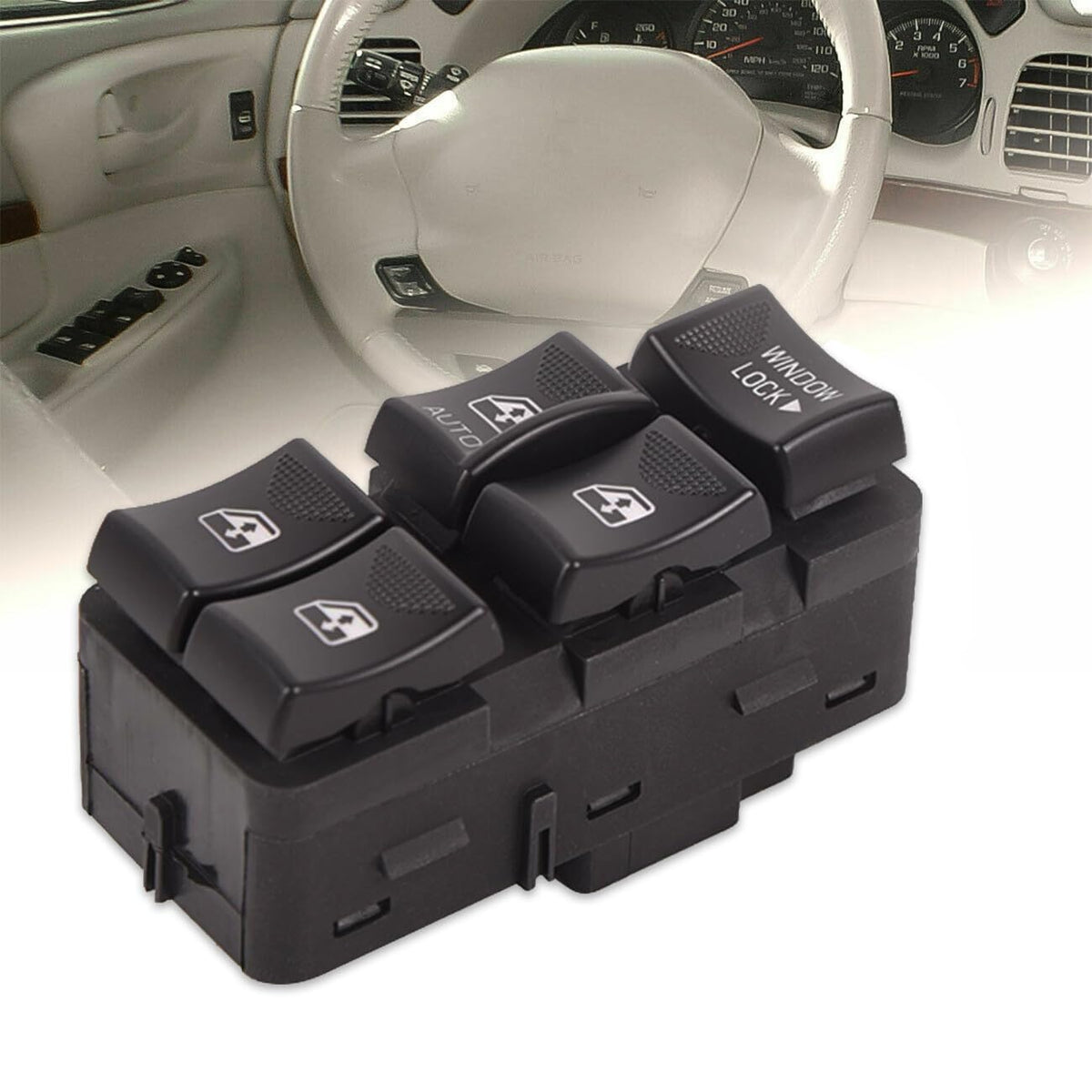 ya 9 10.24 for Chevy Impala 3.8L 3.4L 2000-2005 Master Window Switch Front LH Left 102