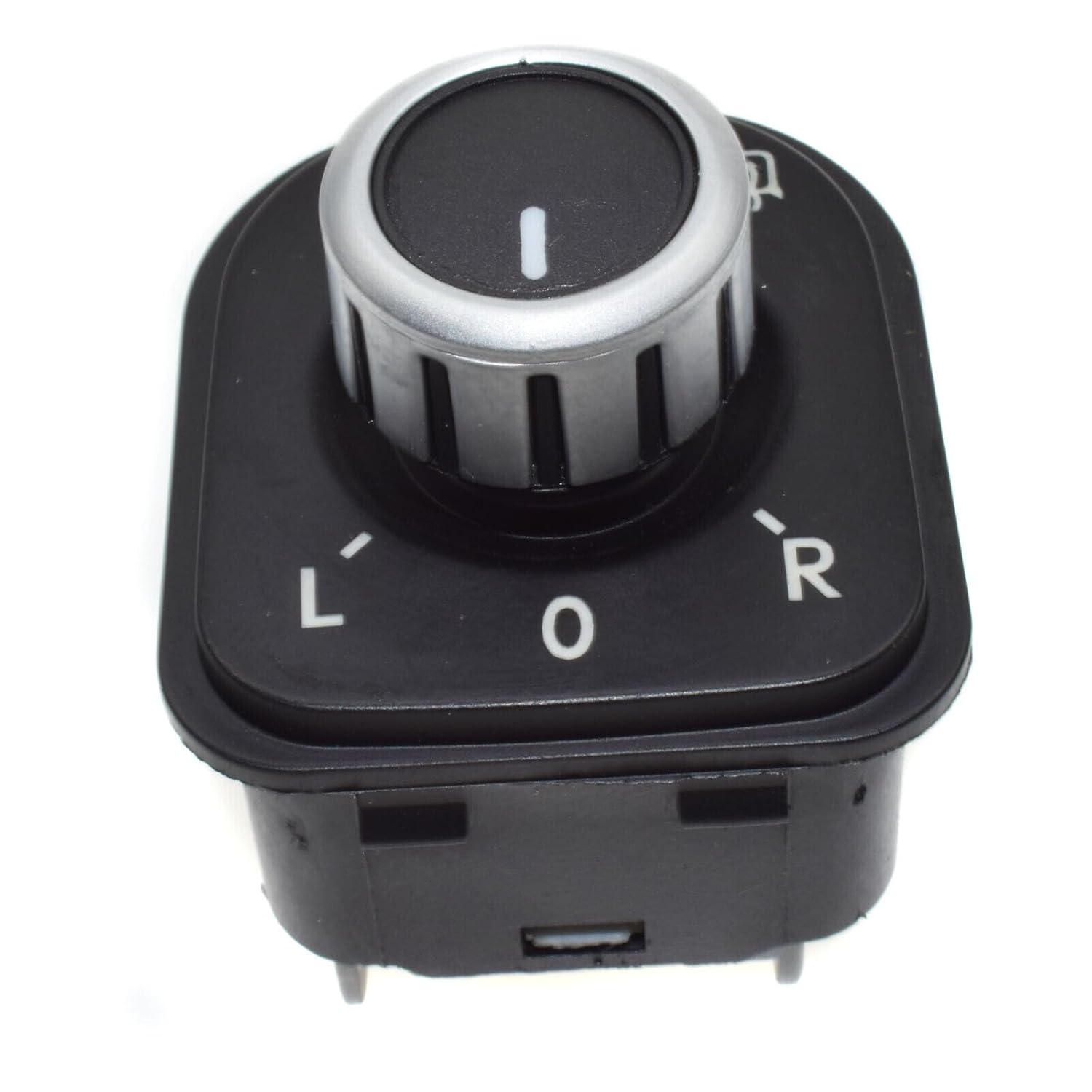 ya 4 8.8.2 Chrome Side Mirror Adjustment Switch Knob Suitable for VW for Golf for Jetta for Tiguan for Passat Rabbit