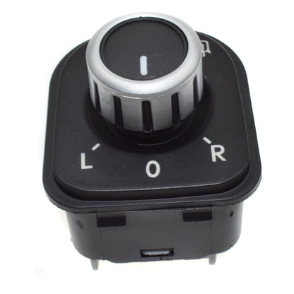 ya 4 8.8.2 Chrome Side Mirror Adjustment Switch Knob Suitable for VW for Golf for Jetta for Tiguan for Passat Rabbit