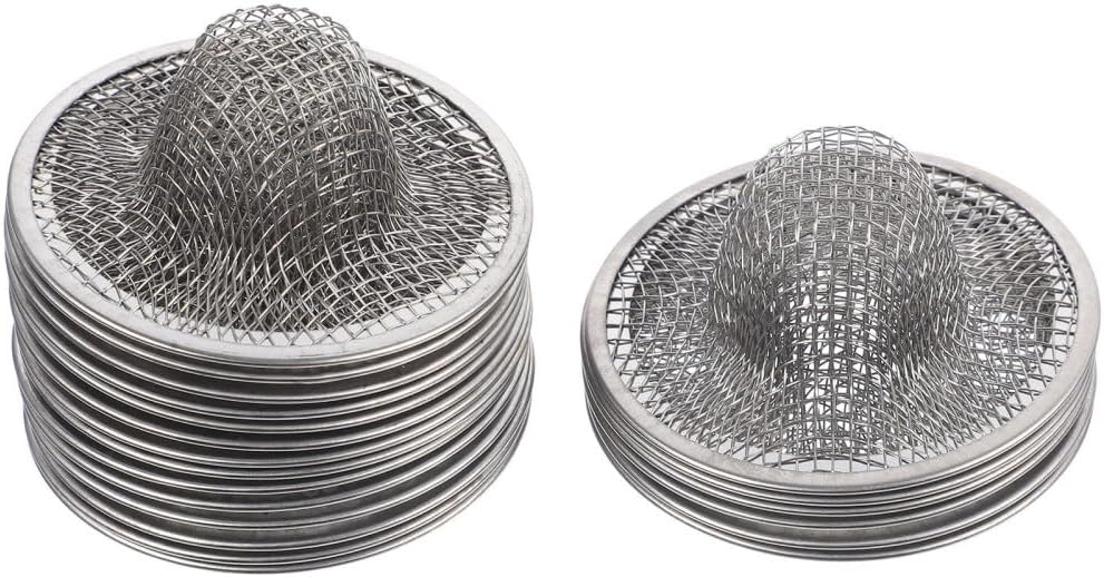 ya 14 9.20 baidi 20 Pcs Stainless Steel Filter Kitchen Drain S n Sink Food Strainer Metal-2