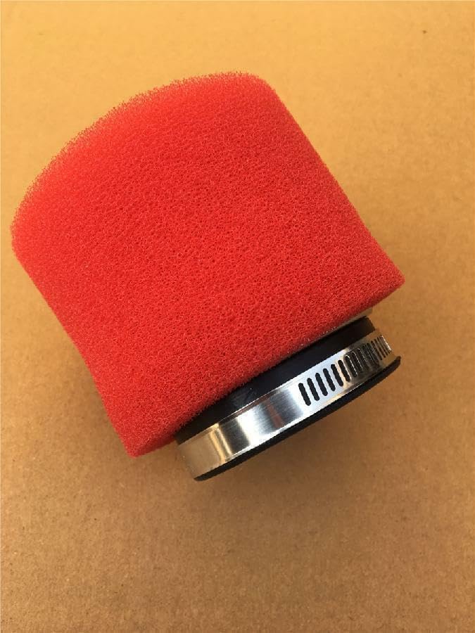 ya 23 10.7 baidi One Pcs 58mm Motorcycle Scooter High Performance Red Foam Air Filter Univer