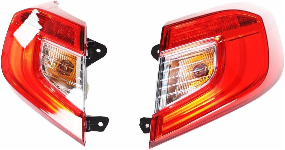 ya 4 8.10 Pair Tail Lights Rear Brake Lamp for Honda for Accord Sedan 2018-21 Left&Right Side