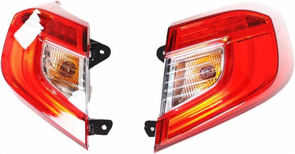 ya 10 9.16 zhengce Pair Tail Lights Rear Brake Lamp for Honda for Accord Sedan 2018-21 Left&Ri