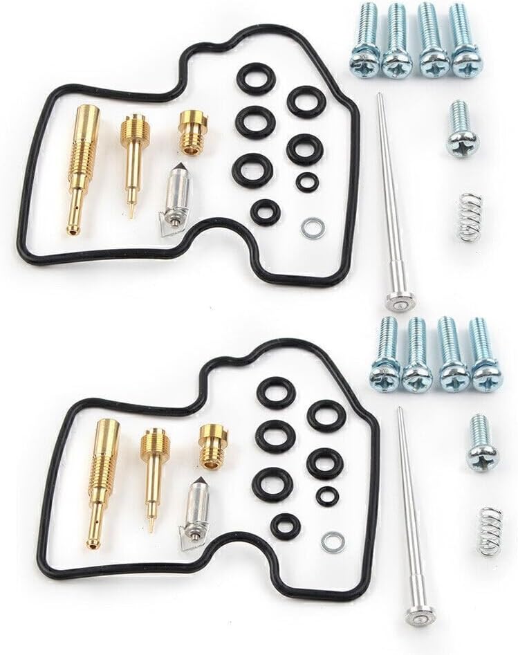 ya 13 9.15 baidi 2 Sets Carburetor Carb Repair Kit Carb Kit for Kawasaki KFX700 V-Force 2004-2009