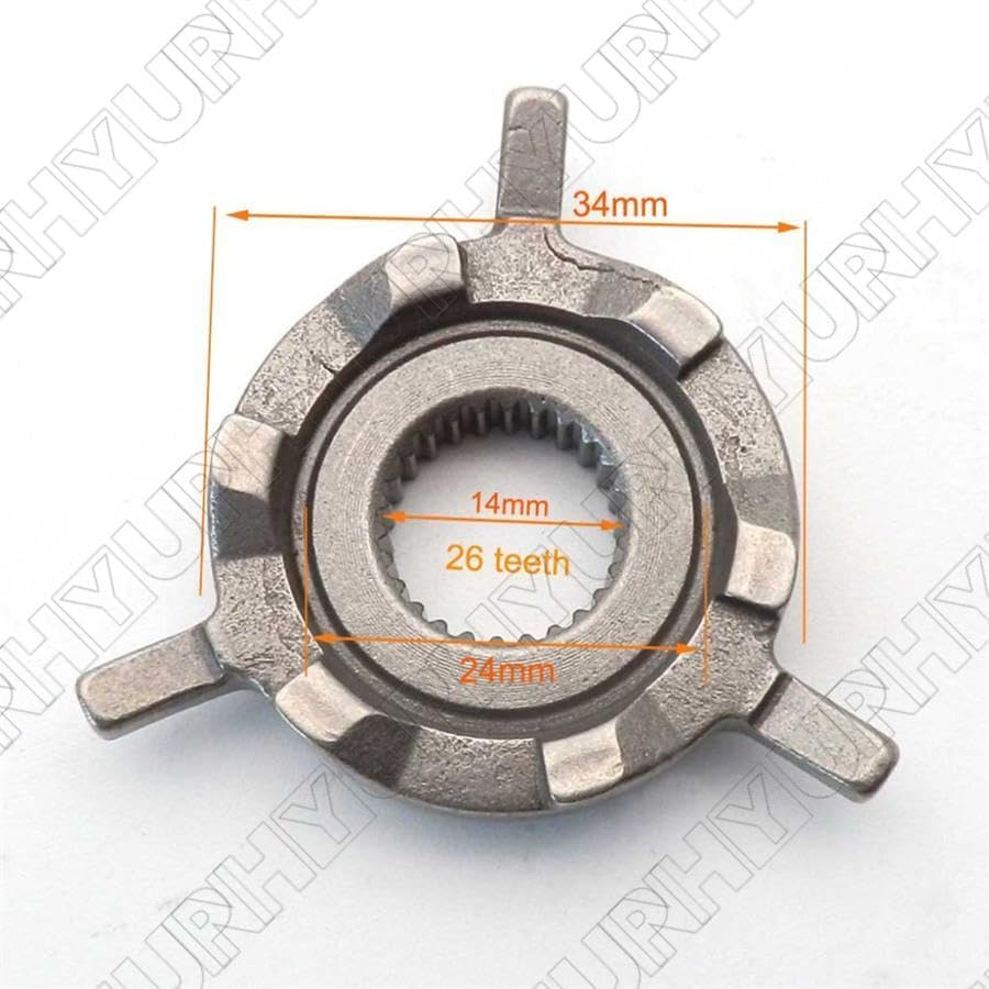 ya 2 8.15 Scooter kick start gear assembly suitable for GY6 49CC 50CC 80CC engine 139QMB P139QMB