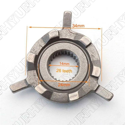 ya 2 8.15 Scooter kick start gear assembly suitable for GY6 49CC 50CC 80CC engine 139QMB P139QMB