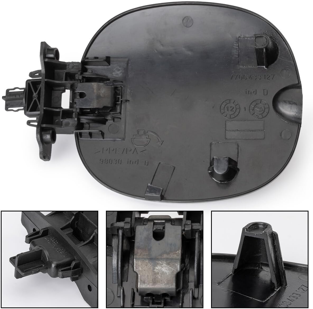 ya 5 8.10 FUEL TANK COVER BLACK 7700433127 Suitable for Renault for Clio Symbol 1999-2008