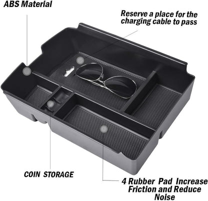ya 4 8.24 baidi Fit 2018-2023 for VW Atlas Car Center Console Organizer Armrest Storage Box