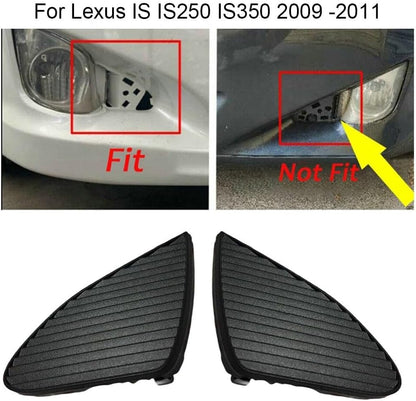 ya 13 9.15 baidi Fog Light Cover ABS Black For for for Lexus IS IS250 IS350 09-11 Front Fog Light