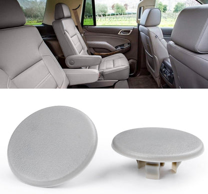ya 5 8.10 2PCS Grey Rear Armrest for SEAT Bolt Cover Cap Fit TAHOE for GMC YUKON XL 07-18 15279689