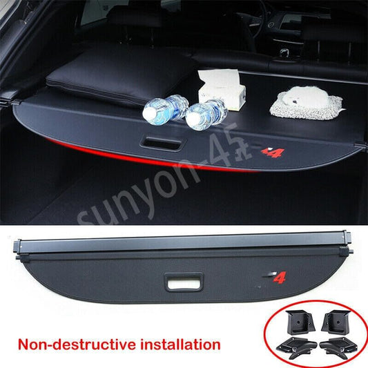 ya 2 8.15 for for Cadillac XT4 2019-22 Black Rear Trunk Cargo Luggage Security Shield Shade 1x