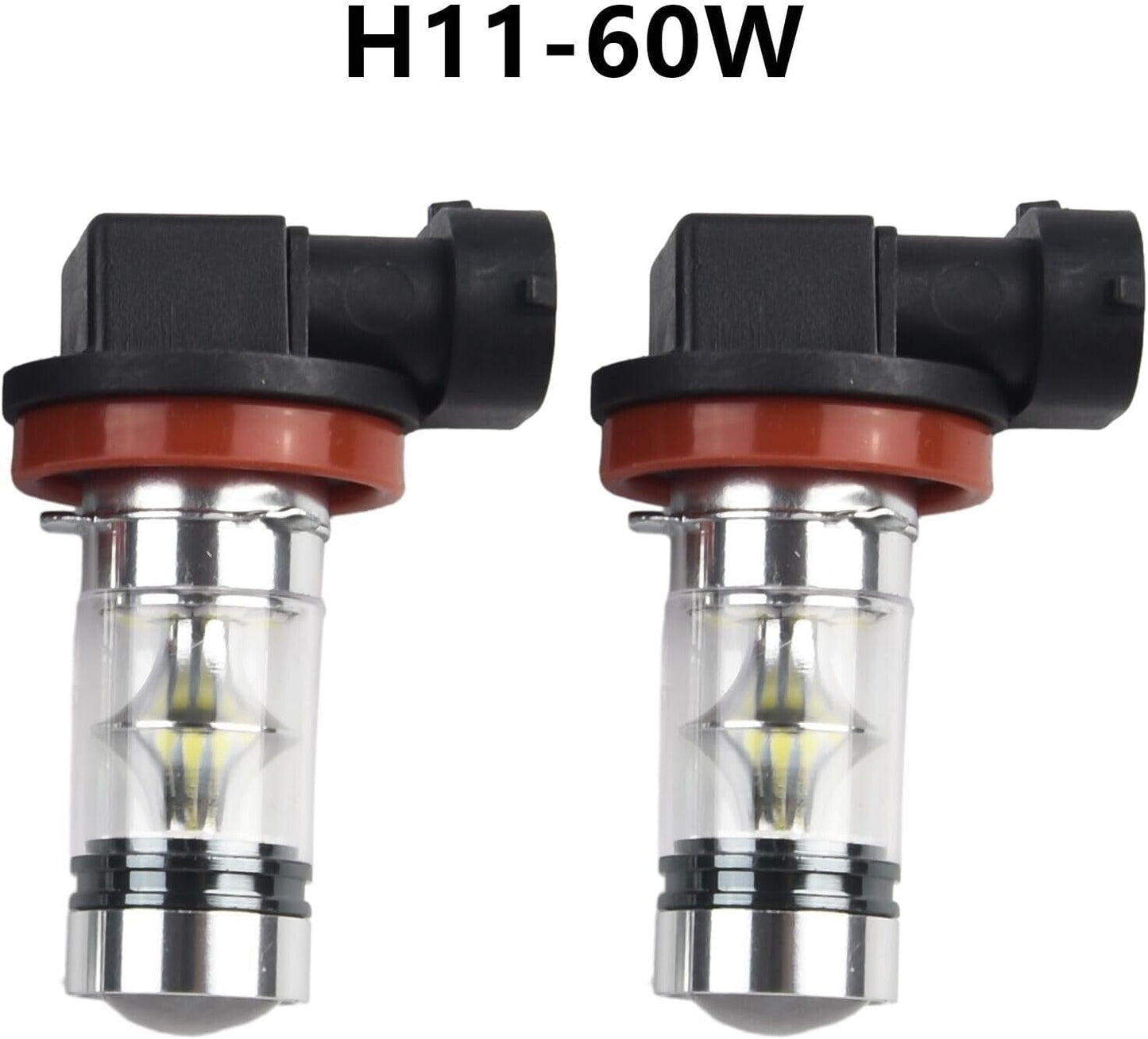 ya 4 8.8 High 10000k -6500k 2x driving H11 LED chip H8 white 2323 lamp 60w fog light 