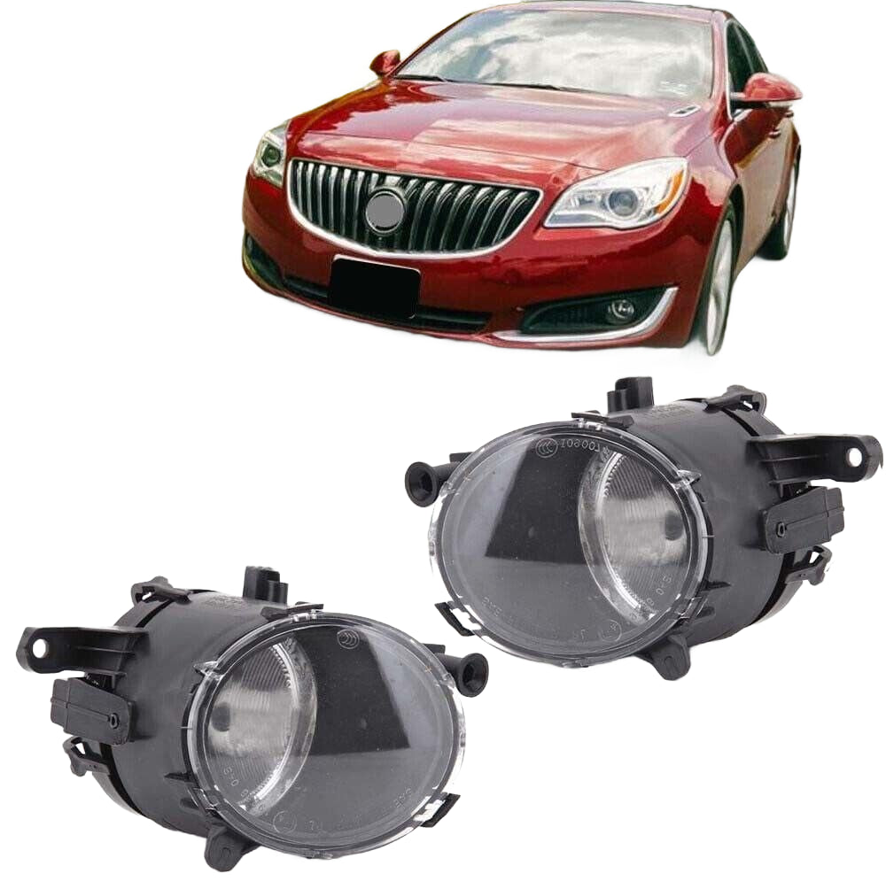 ya 12 10.30 One pair of front bumper fog lights driving spotlight bulbs for Buick Regal