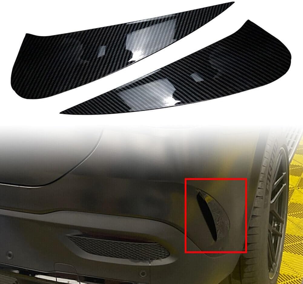 ya 4 8.24 baidi Carbon Car Rear Spoiler Canard Air Vent Fit for Mercedes-Benz GLE Coupe C167 GLE350