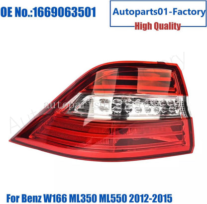 ya 7 8.24 baidi LED Left Outer Side Tail Light Assembly For for Benz W166 ML350 ML550 2012-2015