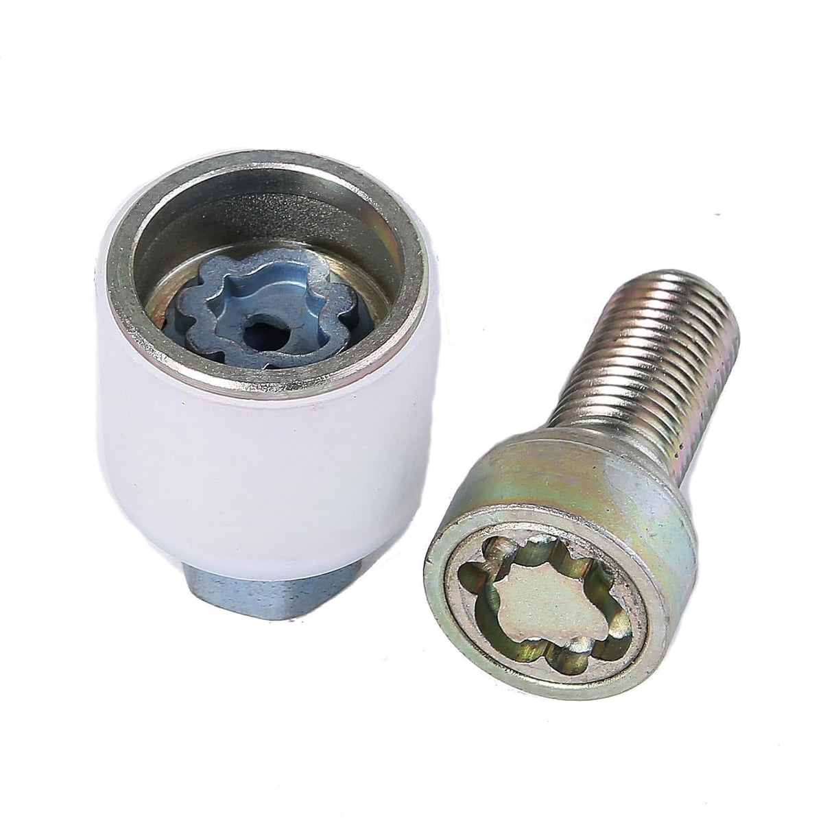 ya 10 9.16 baidi Wheel Lock Anti Theft Screw & Tool with Steel Stamp P for Audi A3 A4 S5 S6 TT