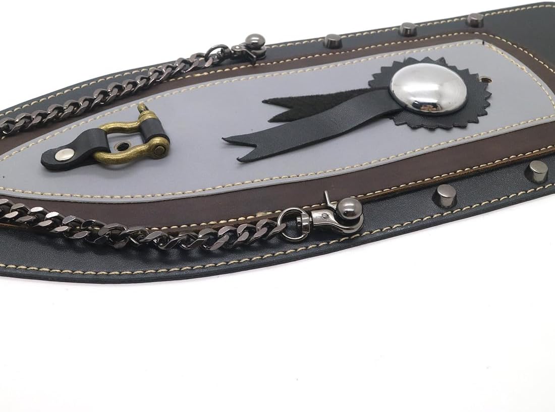 ya 4 8.8.2 New PU Leather Rear Plain Fender Bib Cover for Harley Sportster XL883 Solo for Seat