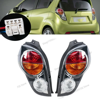 ya 6 8.24 baidi 2Pcs Rear Taillight Turn lBrake Light for Chevrolet Spark 2010 2011 2012-2015