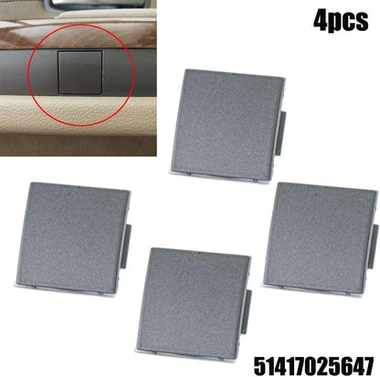 ya 5 8.10 4pcs Door Panel Cover 51417025647 for for BMW 7 Series E65 E66 745i 02-08 Grey