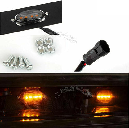 ya 7 8.24 baidi LED Front Grille Light Bar Belt Lamp Refit for Toyota for Land Cruiser LC200 2016-21