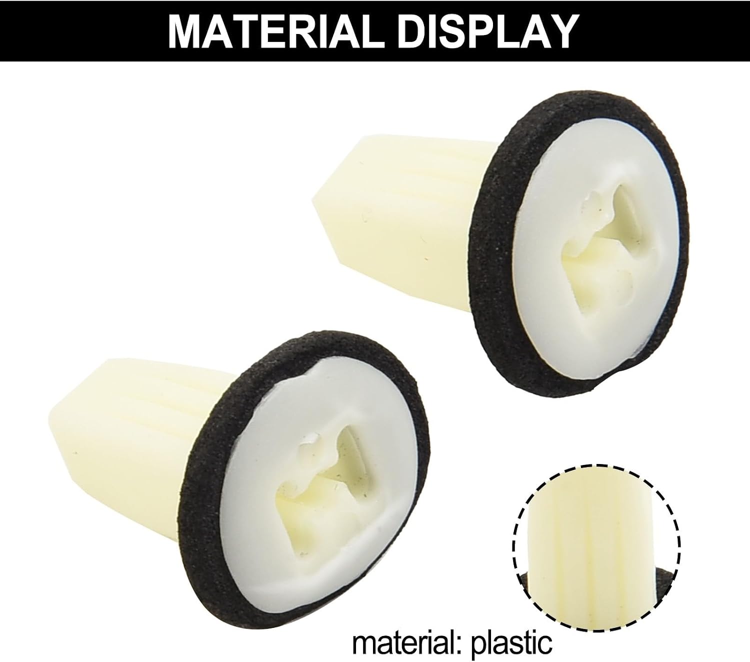 ya 5 8.24 baidi Clips Retainer Parts Plastic Rear Lamp Replacement Tail Light White 2pcs