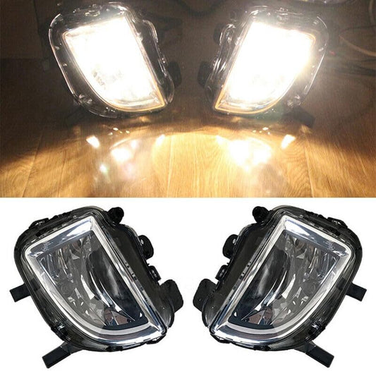ya 4 8.10 2pcs front fog lights with bulbs for VW for Golf MK6 GTI GTD 2009 2010 2011 2012 2013