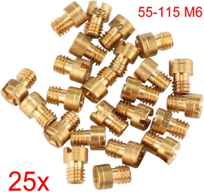 ya 23 10.7 baidi Carburetor Nozzle Main Jet Replacement Set Spare Parts 25piece Fittings