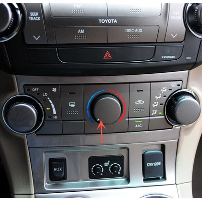ya 8 8.24 baidi Air Conditioning Control Climate Switch Button Knife for Toyota Highlander 09-13