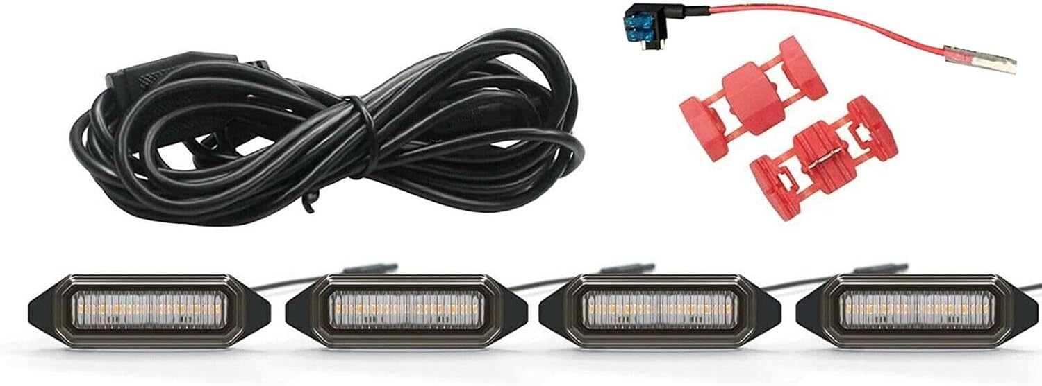 ya 3 8.24 baidi LED Grille Light Yellow Bulb for Toyota RAV4 2019-2022 Accessories 