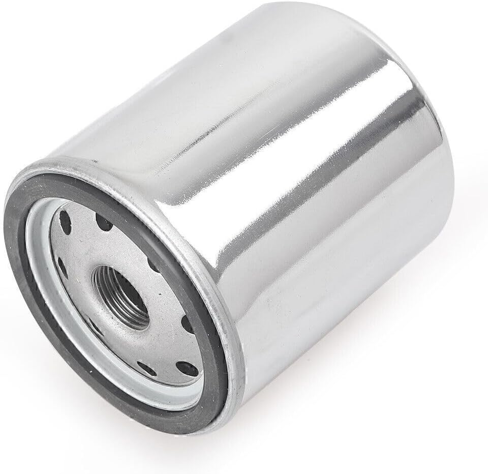 ya 11 9.14 zhengce Oil Filter Chrome for Harley-Davidson XL883N FLHRI ELECTRA GLIDE/BUELL