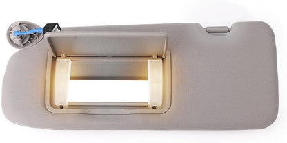 ya 11 9.14 baidiGray Sun Visor for Honda CR-V Interior W/Mirror Light Left Side 83280-TLY-H11ZB