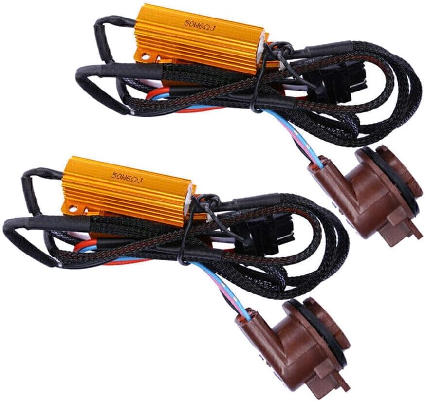 ya 13 9.15 baidi LED Front Turn Signal Load Resistor Adapter Anti-Over Flash Error Canceller