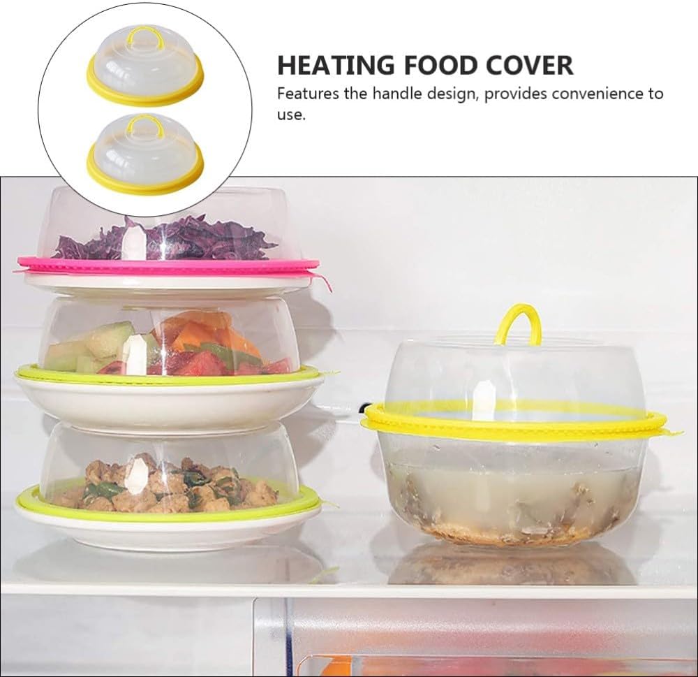 ya 14 9.20 baidi 2pcs Kitchen Food Preservation Cover Heat-resistant Microwave Cover-1
