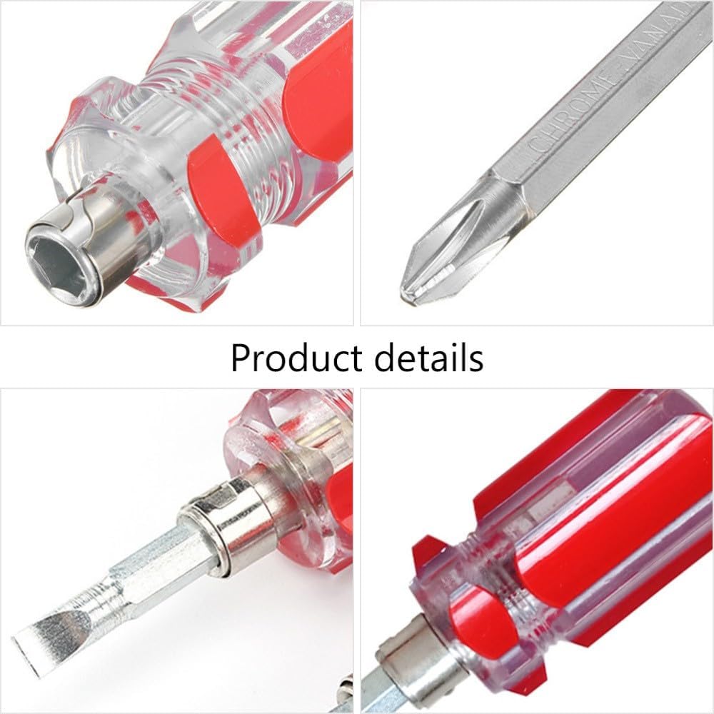 ya 26 10.21 baidi 8 Pcs Screwdriver Tools and Home Improvement Bits Short Hand Screwdrivers