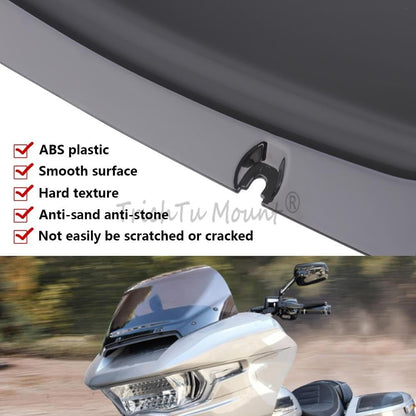 ya 23 10.7 baidi Black 12 Windshield Windscreen for Harley-Davidson Road Glide FLTRX CVO/SE 2023a