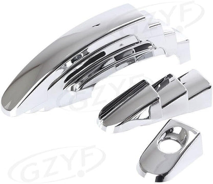 ya 4 8.14 Chrome Car Door Handle Cover Trim Molding Fit for Ford Escape Kuga 2013-2017 2016