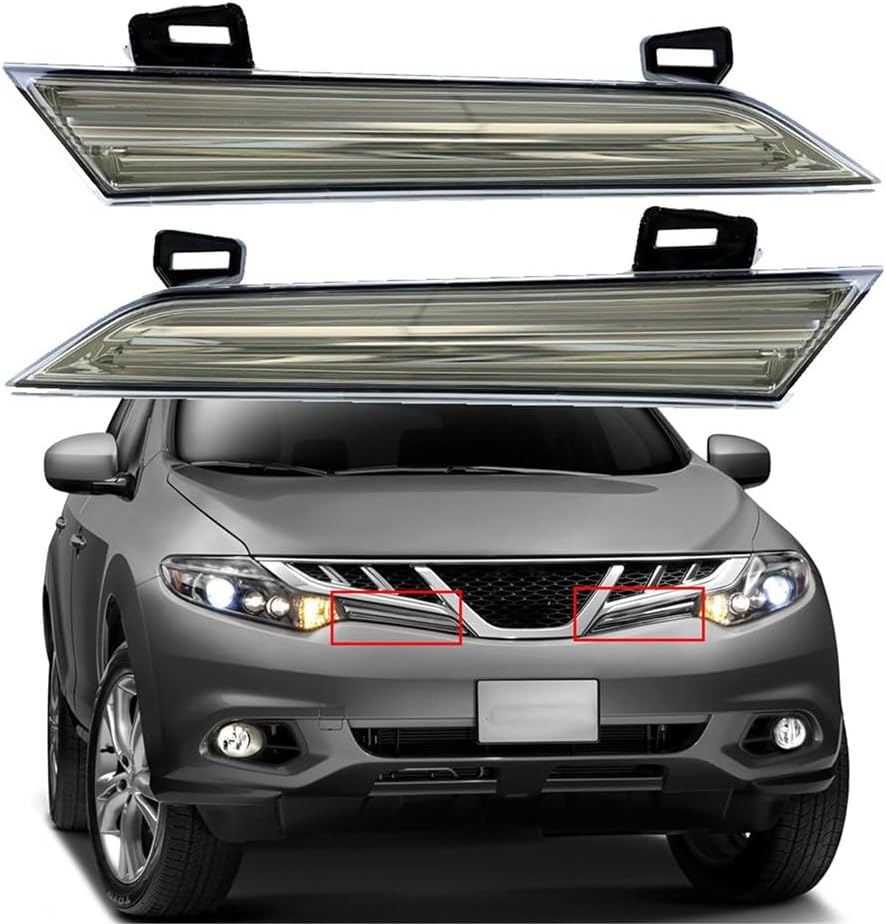 ya 9 10.24 2x Car Left+Right Side Headlight Reflector Panel for Nissan Murano 260131AA0A