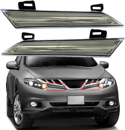 ya 9 10.24 2x Car Left+Right Side Headlight Reflector Panel for Nissan Murano 260131AA0A