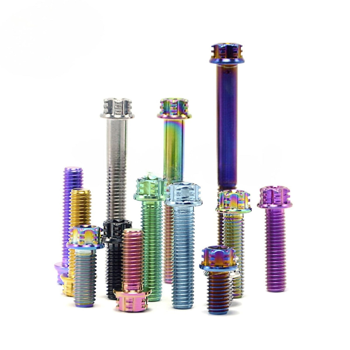ya 16 10.20 baidi 4pcs Ti Titanium Torx Head Flange Bolt M6x10/15/20/25/30/35/40mm Motorcycle Bolt-1