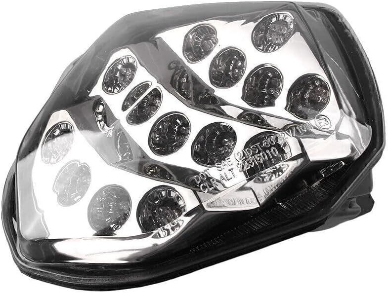 ya 4 8.8.2 Smoke Rear Tail Light Brake Lamp Turn Signal for Suzuki GSXR1000 2003-2004