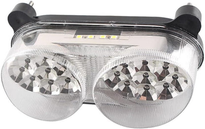 ya 4 8.8.2 for Kawasaki ZX9R 1998-2003 02 Clear Brake Turn Signal LED Stop Tail Light