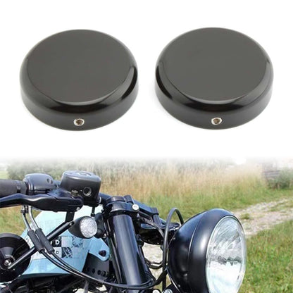 ya 9 10.24 Upper Fork Steerer Cover Caps Black Motorcycle for Harley X48 2016-2022 Alu